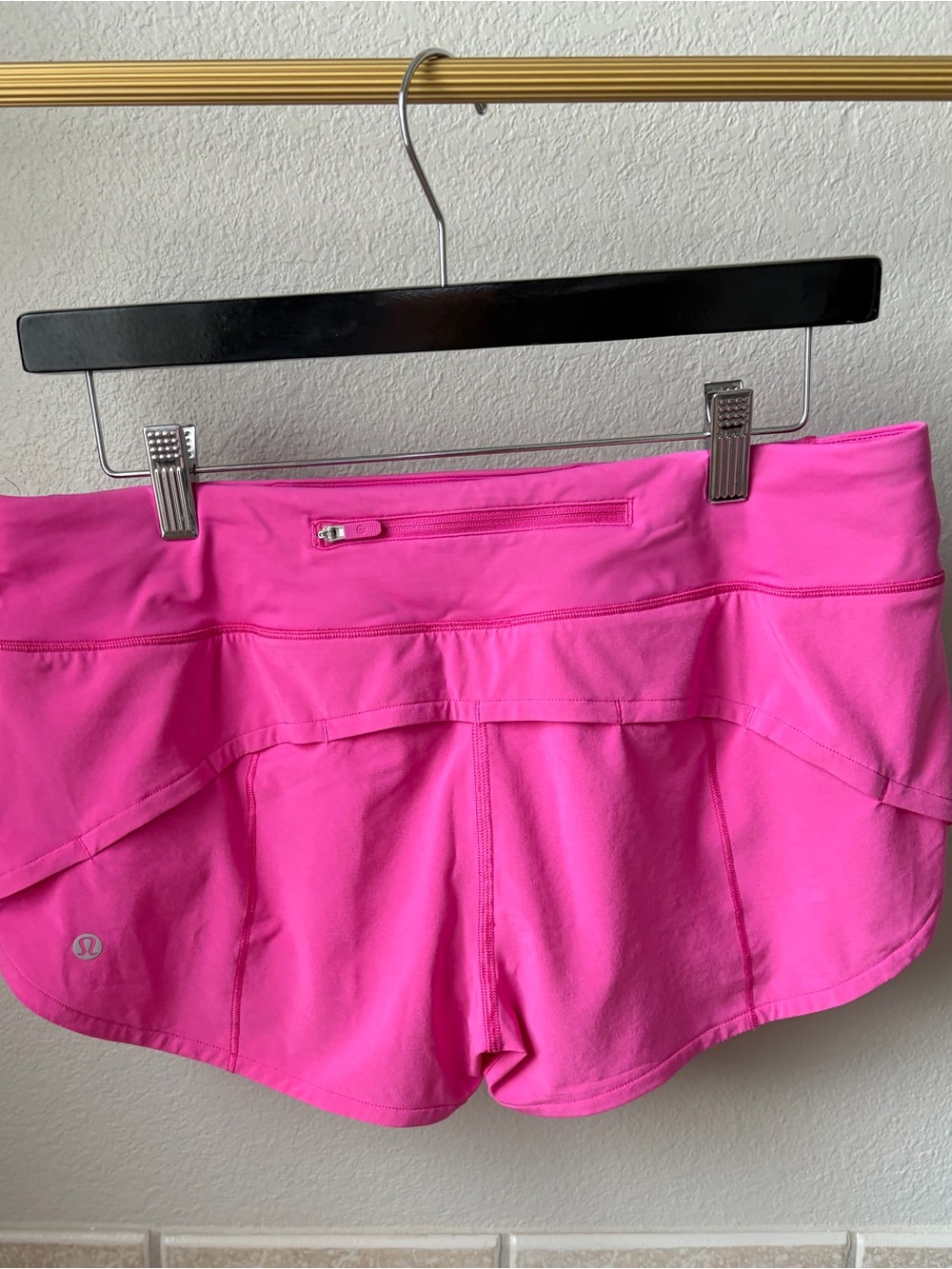lululemon athletica Pink Performance Athletic Shorts- Speed Up